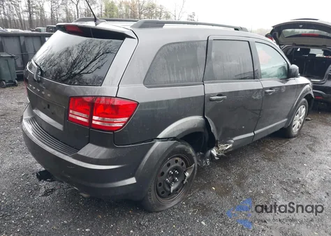 2017 Dodge Journey Se from USA, damaged, VIN 3C4PDCABXHT524596